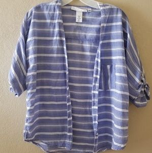H&M button up light weight summer shirt